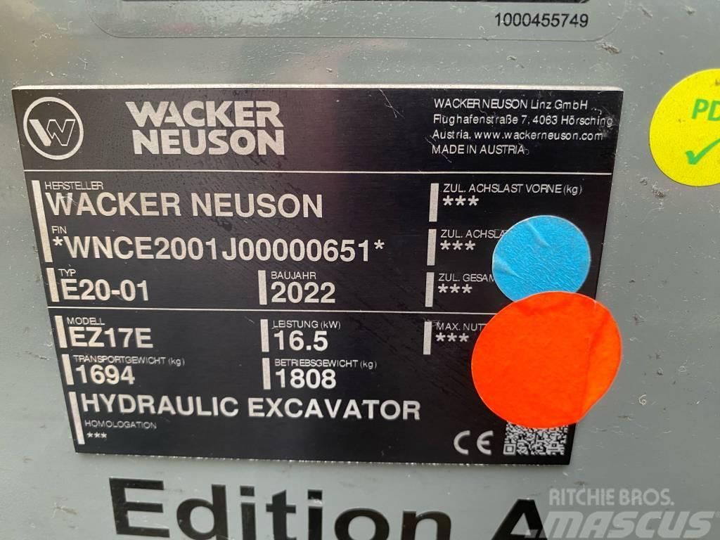 Wacker Neuson EZ17e Bageri gusjeničari