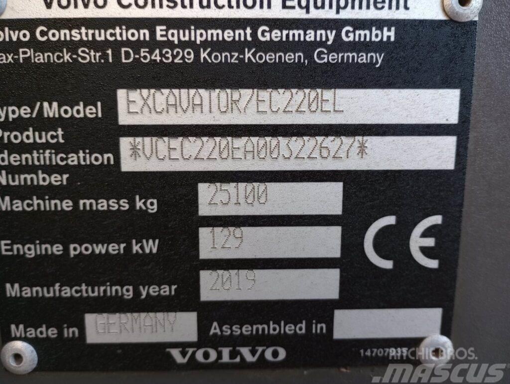 Volvo EC220EL Bageri gusjeničari