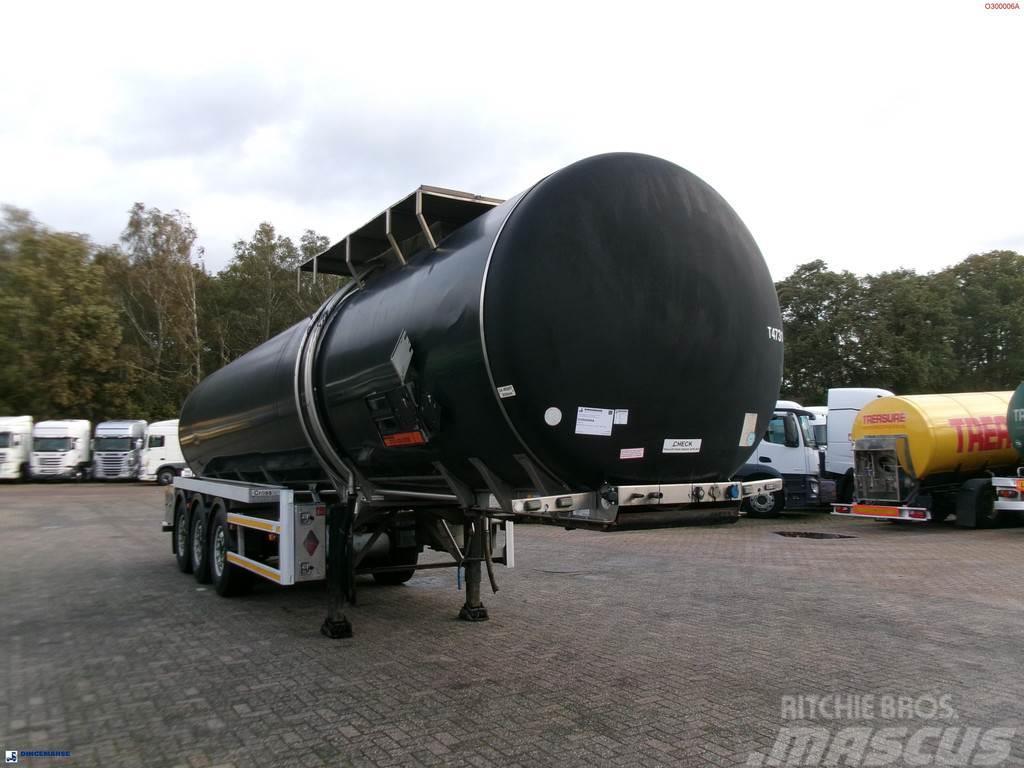 Crossland Bitumen tank inox 33 m3 / 1 comp + ADR L4BN Tanker poluprikolice