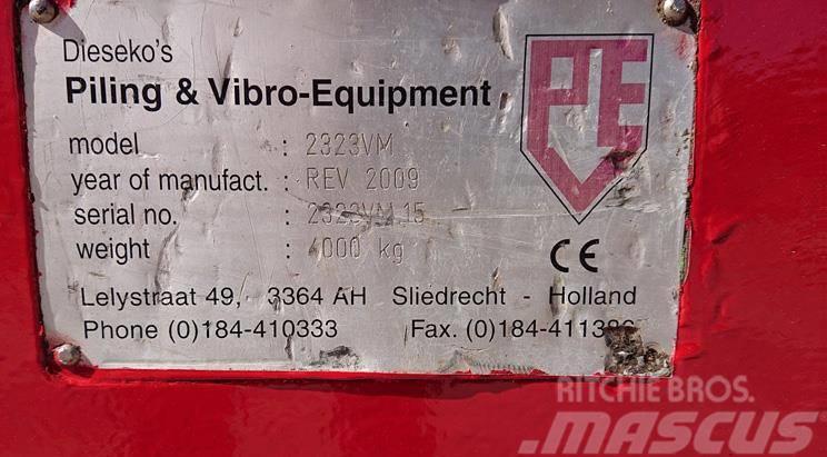 PVE 2323VM Vibracijoni zabijači stupova