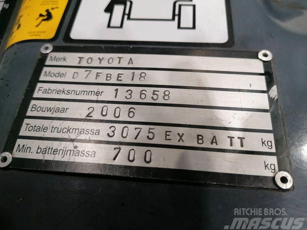 Toyota 7FBEF18 Električni viličari