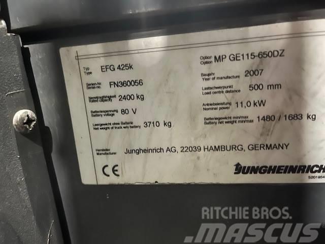 Jungheinrich EFG 425 K Električni viličari