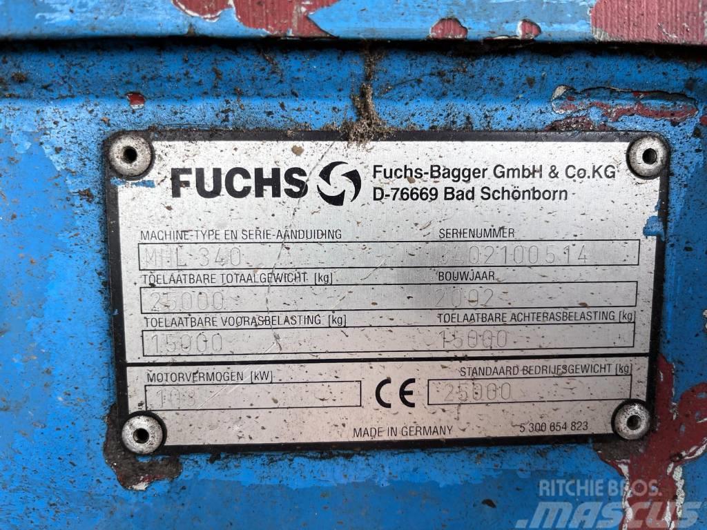 Fuchs MHL 340 Bageri za manipuliranje materijalom / otpadom