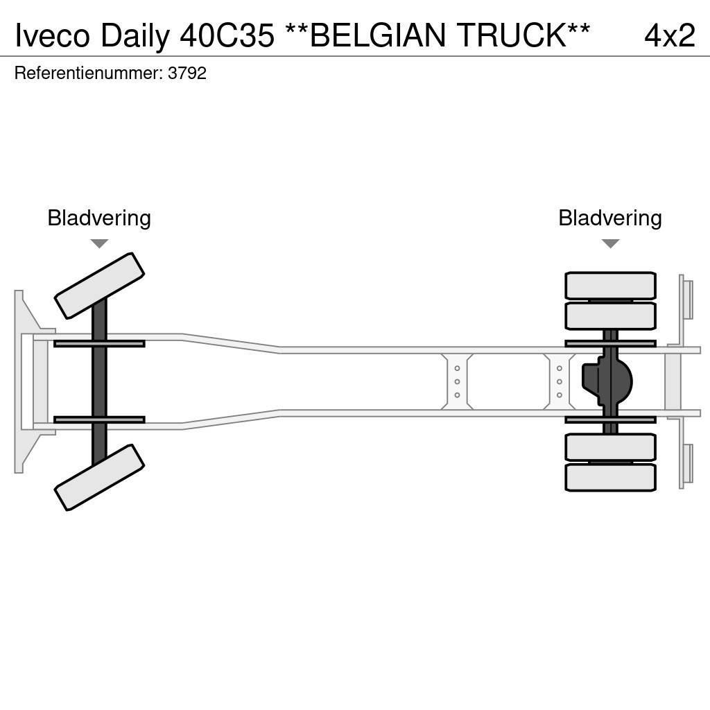 Iveco Daily 40C35 **BELGIAN TRUCK** Sanduk kamioni