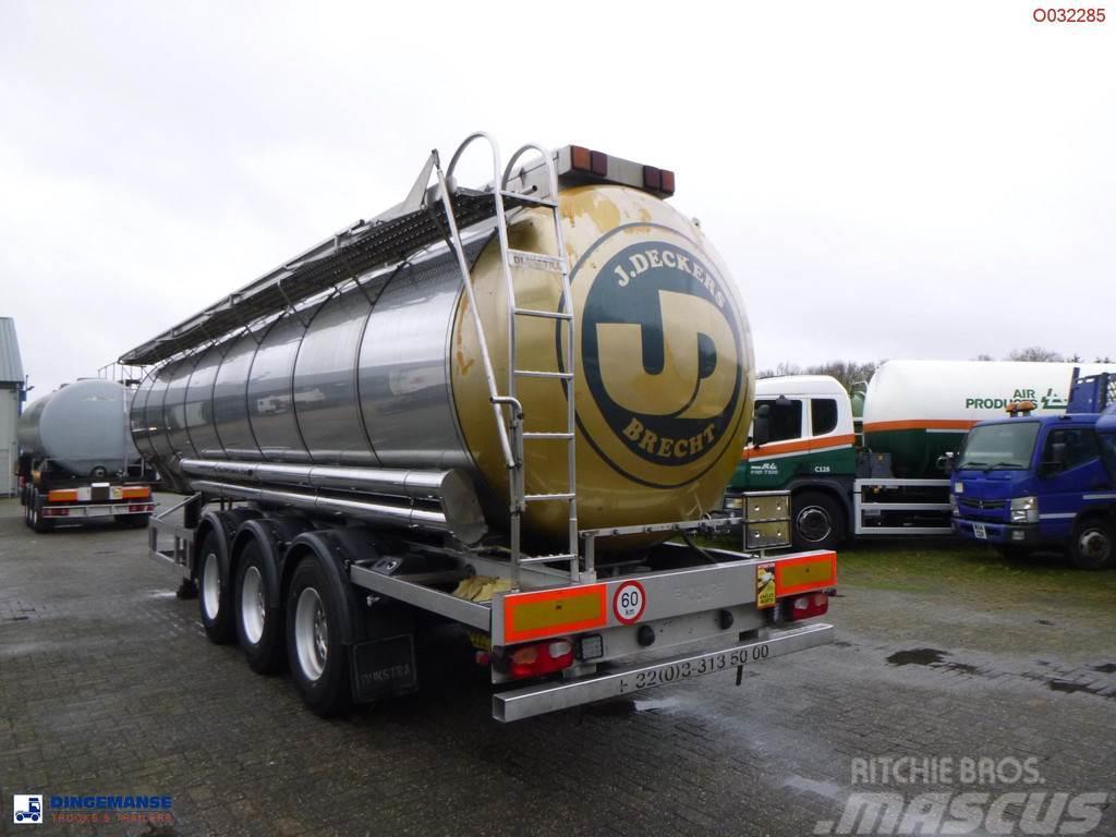  Parcisa Chemical tank inox L4BH 30 m3 / 1 comp / A Tanker poluprikolice