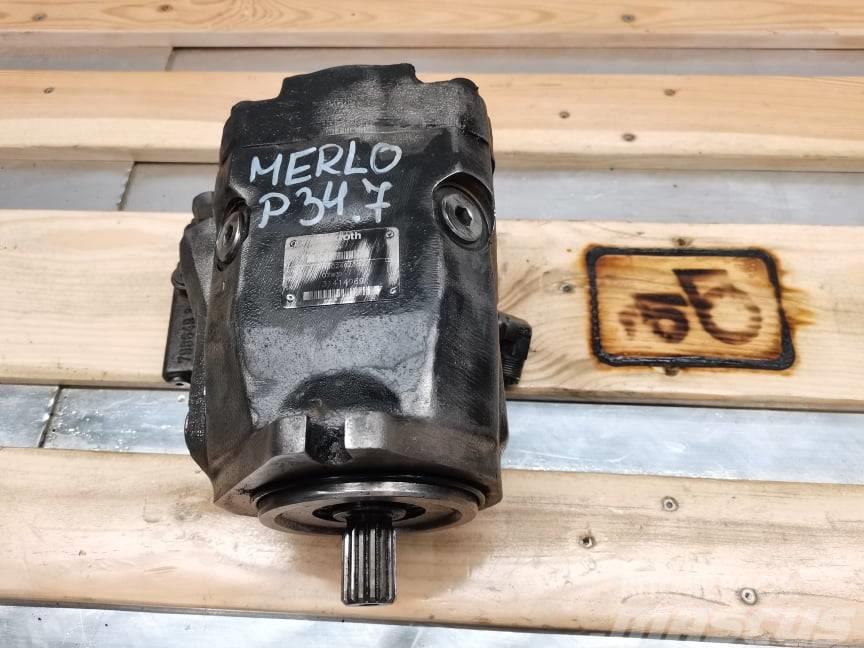 Merlo P 34.7 {Rexroth A10V} hydraulic pump Hidraulika