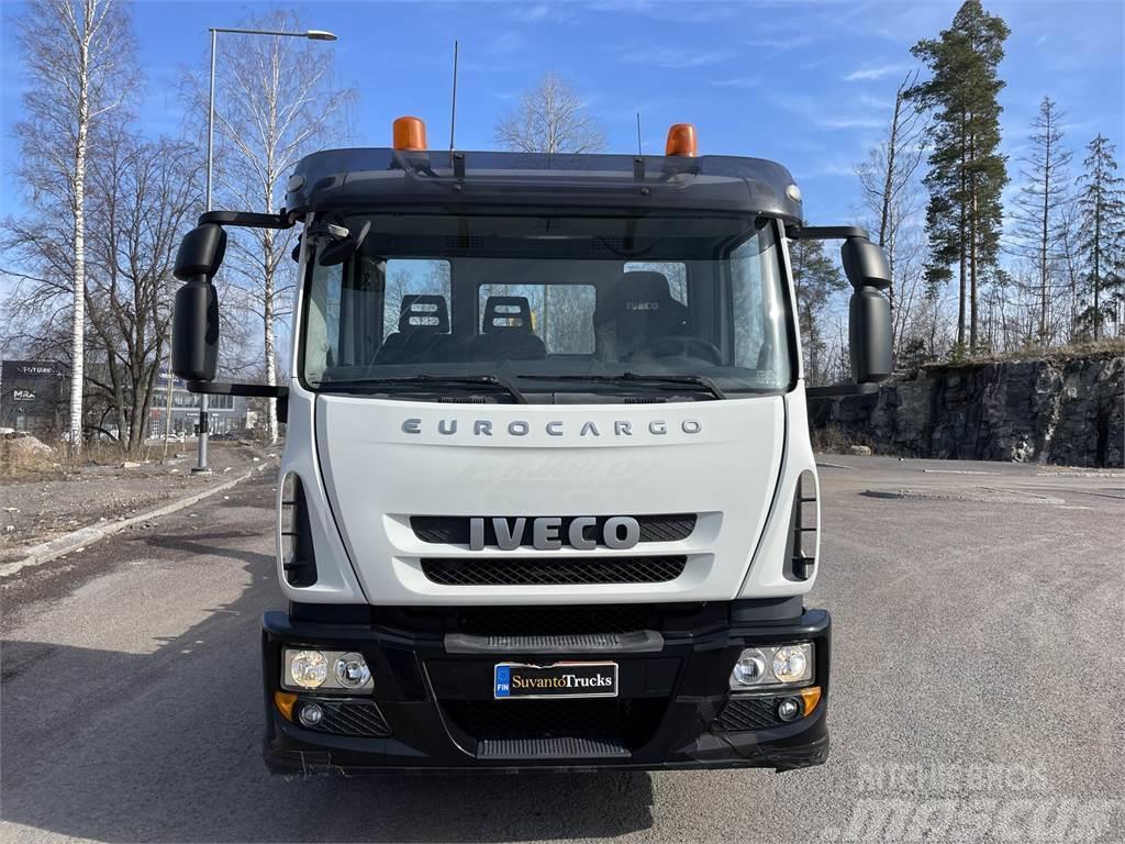 Iveco Eurocargo ML150E25 4x2 Rol kiper kamioni s kukama za dizanje