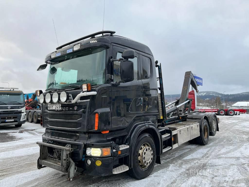 Scania R500 V8 JOAB Rol kiper kamioni s kukama za dizanje