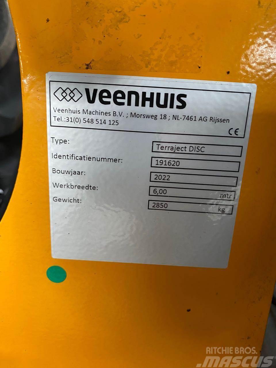 Veenhuis Terraject Disc 6.00 Drugi strojevi za gnojenje i dodatna oprema