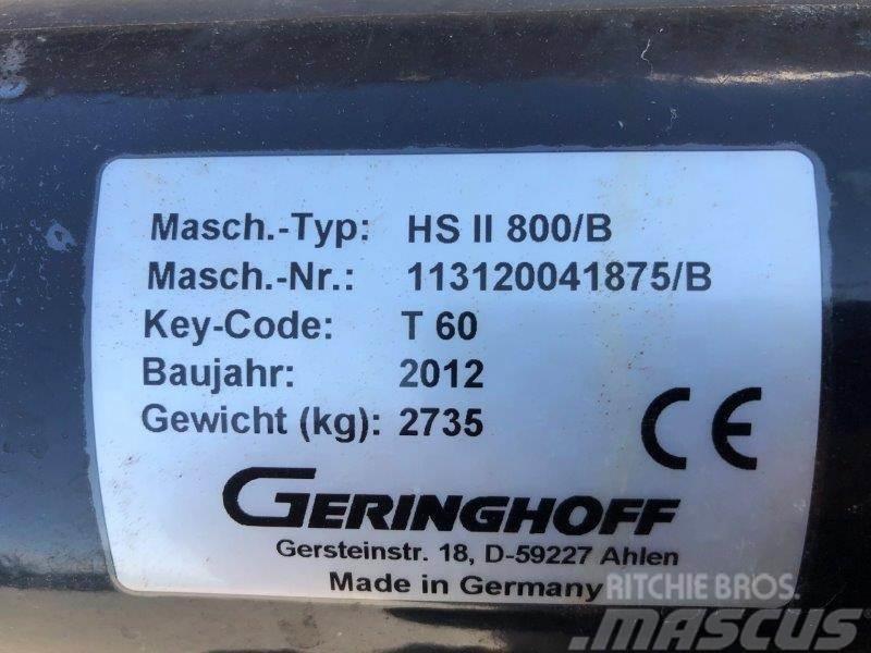 Geringhoff HS II 800 B Dodatna oprema za kombajne