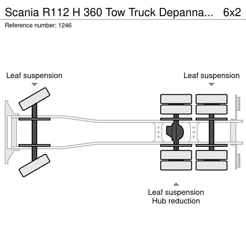 Scania R112 H 360 Tow Truck Depannage Crane Winch Remote Recovery vozila