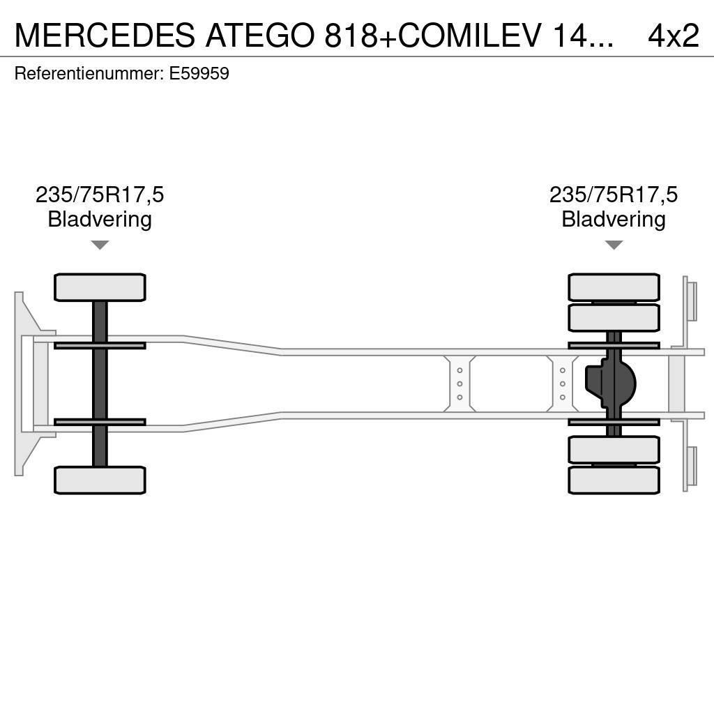 Mercedes-Benz ATEGO 818+COMILEV 140 TPC Auto košare