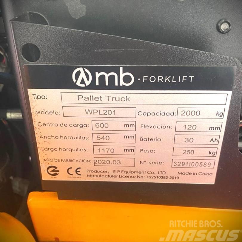  MB FORKLIFT WPL201 Nisko podizni električni viličar