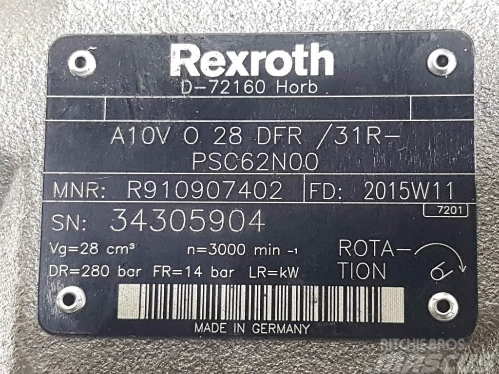 Rexroth A10VO28DFR/31R-R910907402-Load sensing pump Hidraulika