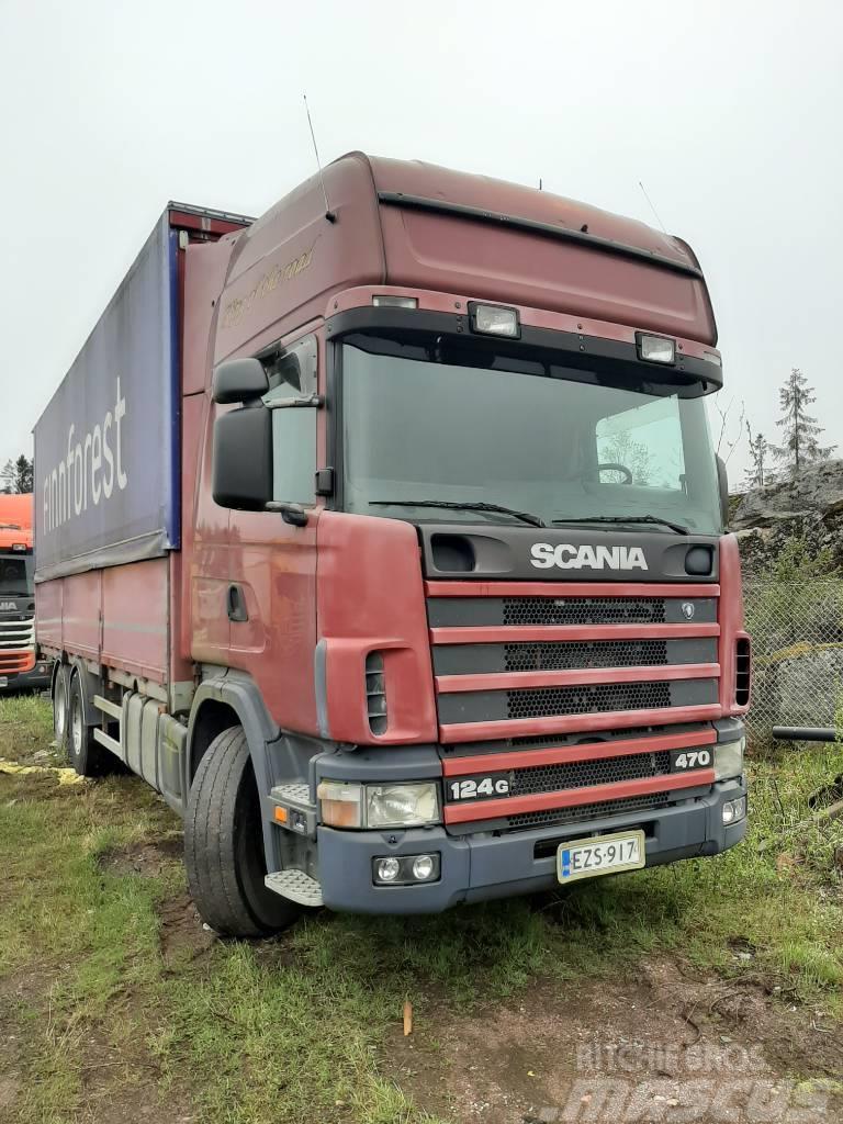 Scania R 124 Kamioni sa ceradom