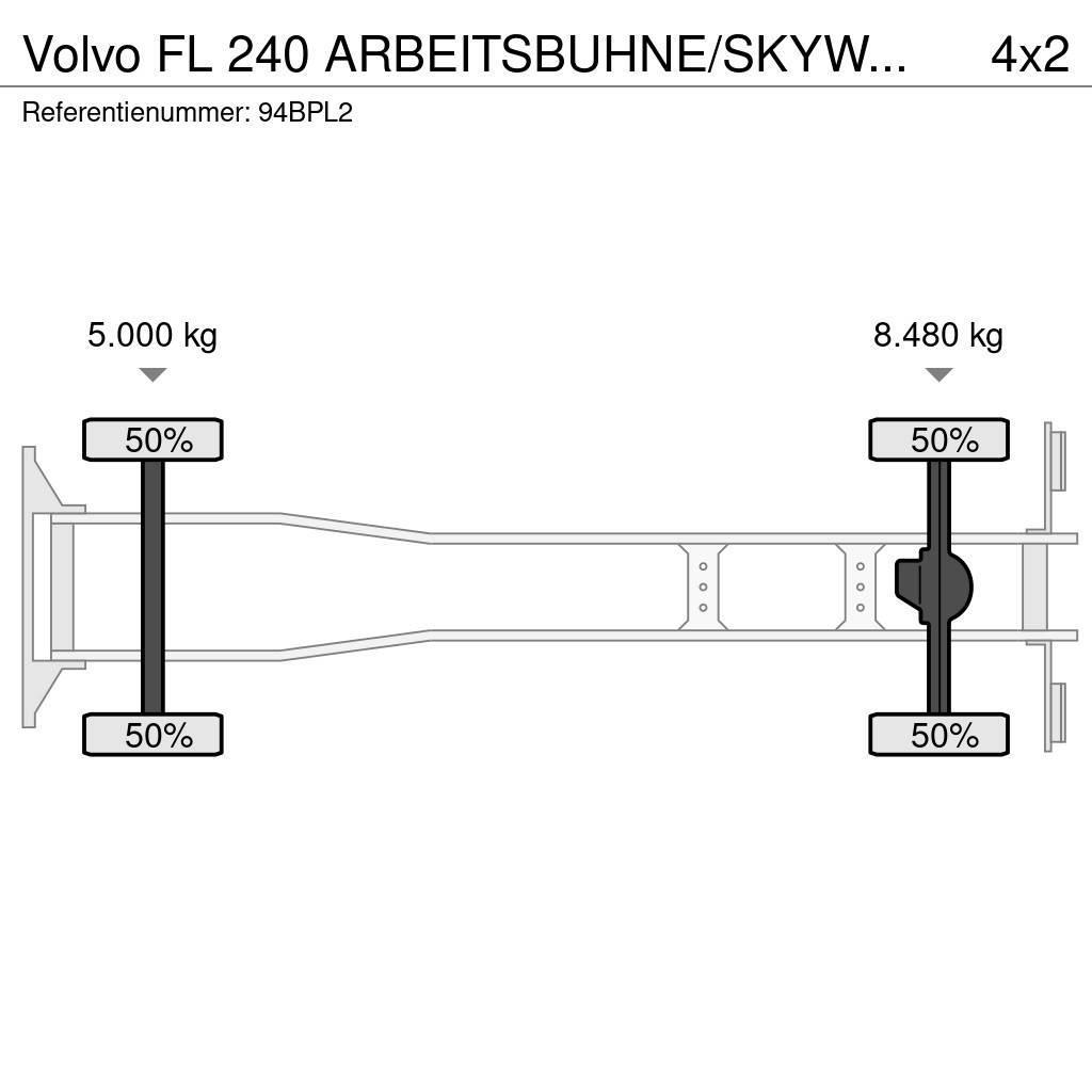 Volvo FL 240 ARBEITSBUHNE/SKYWORKER/17.5m Auto košare