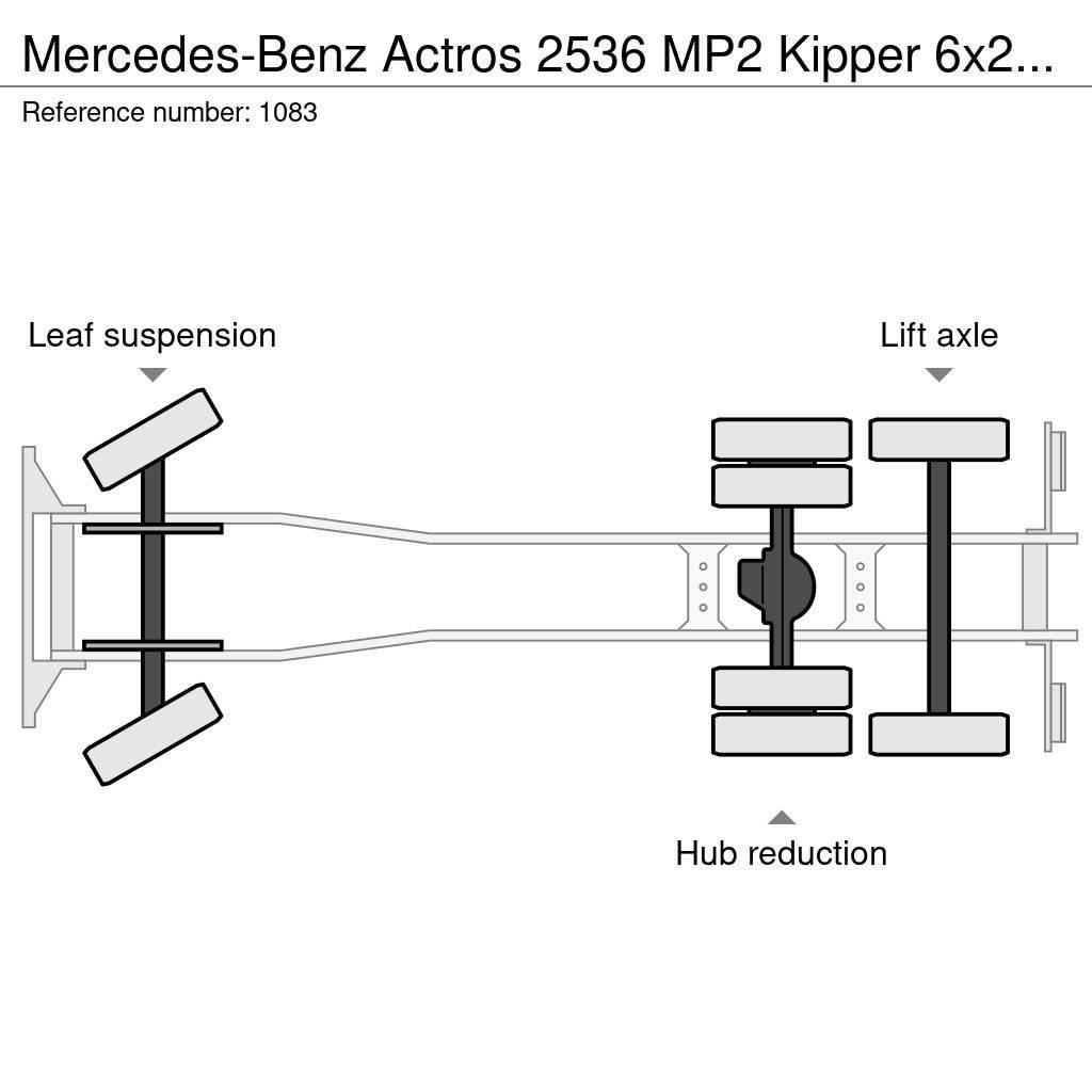 Mercedes-Benz Actros 2536 MP2 Kipper 6x2 V6 EPS Good Condition Komunalni kamioni