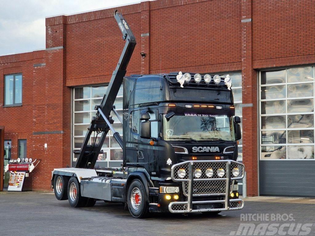 Scania R730 V8 Topline 6x2 - Hooklift 560CM - Custom in- Rol kiper kamioni s kukama za dizanje