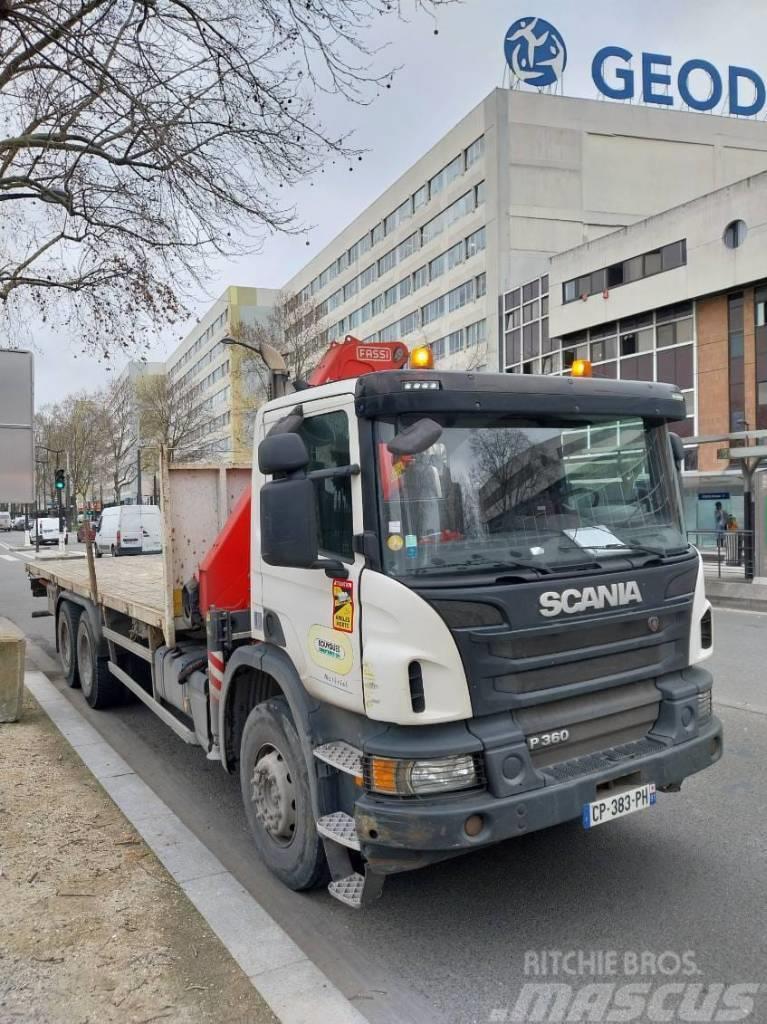 Camion porteur Scania P360 10TM Euro 5 Kamioni sa kranom