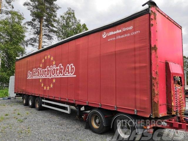  PWT Powerco trailers Puoliperävaunu Poluprikolice sa ceradom