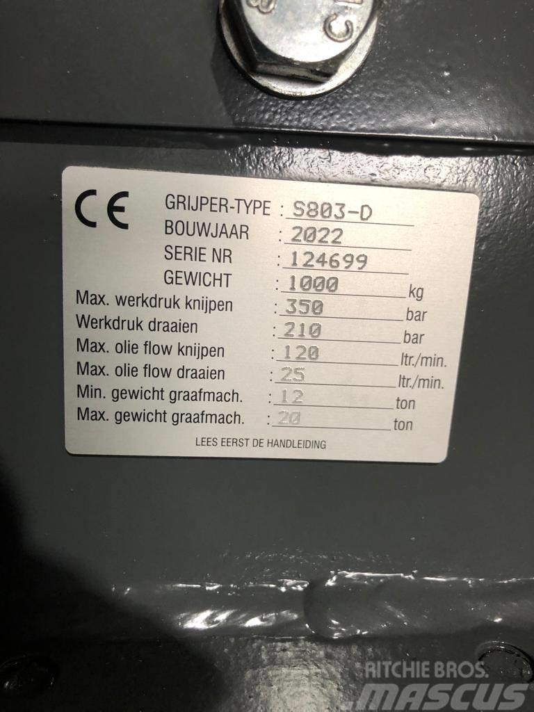Zijtveld S803-D Sorting Grapple CW40 Grabilice