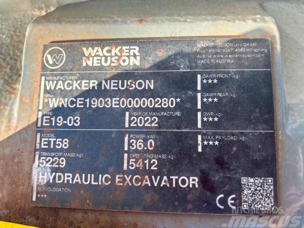 Wacker Neuson ET58 Bageri gusjeničari