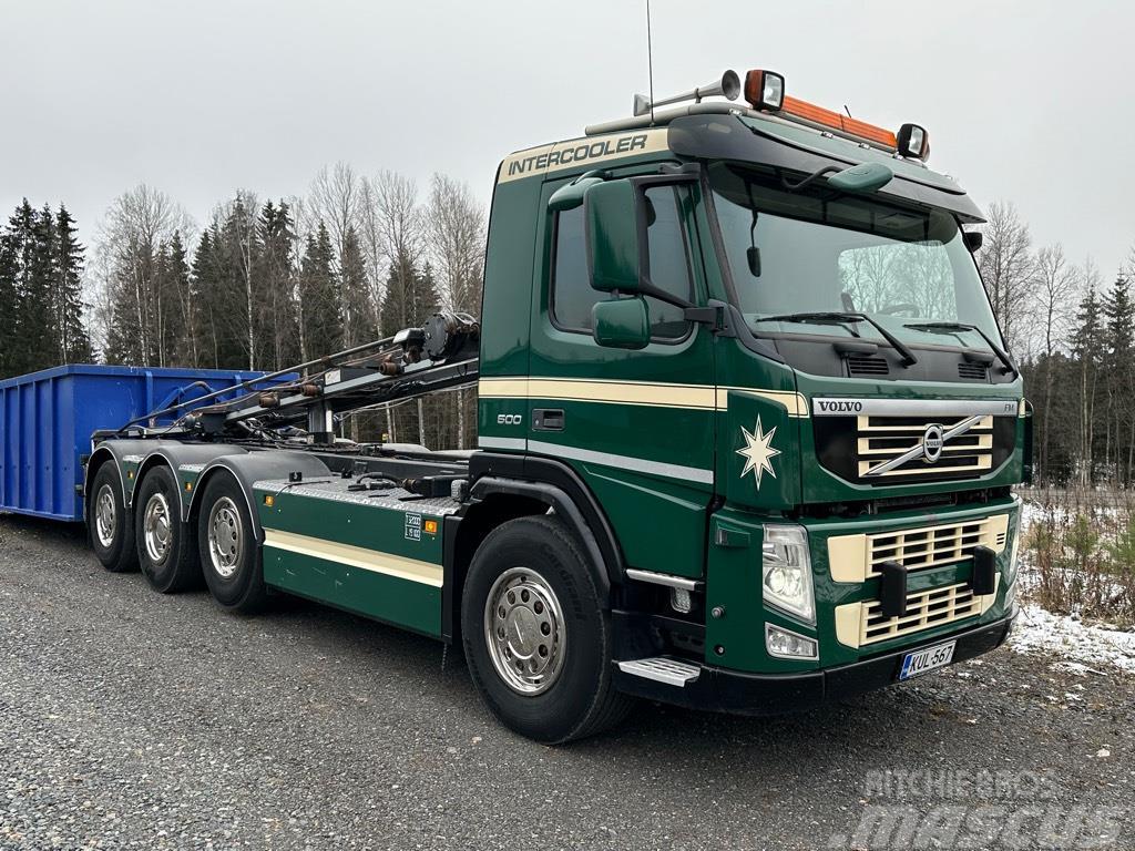 Volvo FM500 8x2*6 trippeli, vaijerilaite Demontažnii kamioni za podizanje kabela