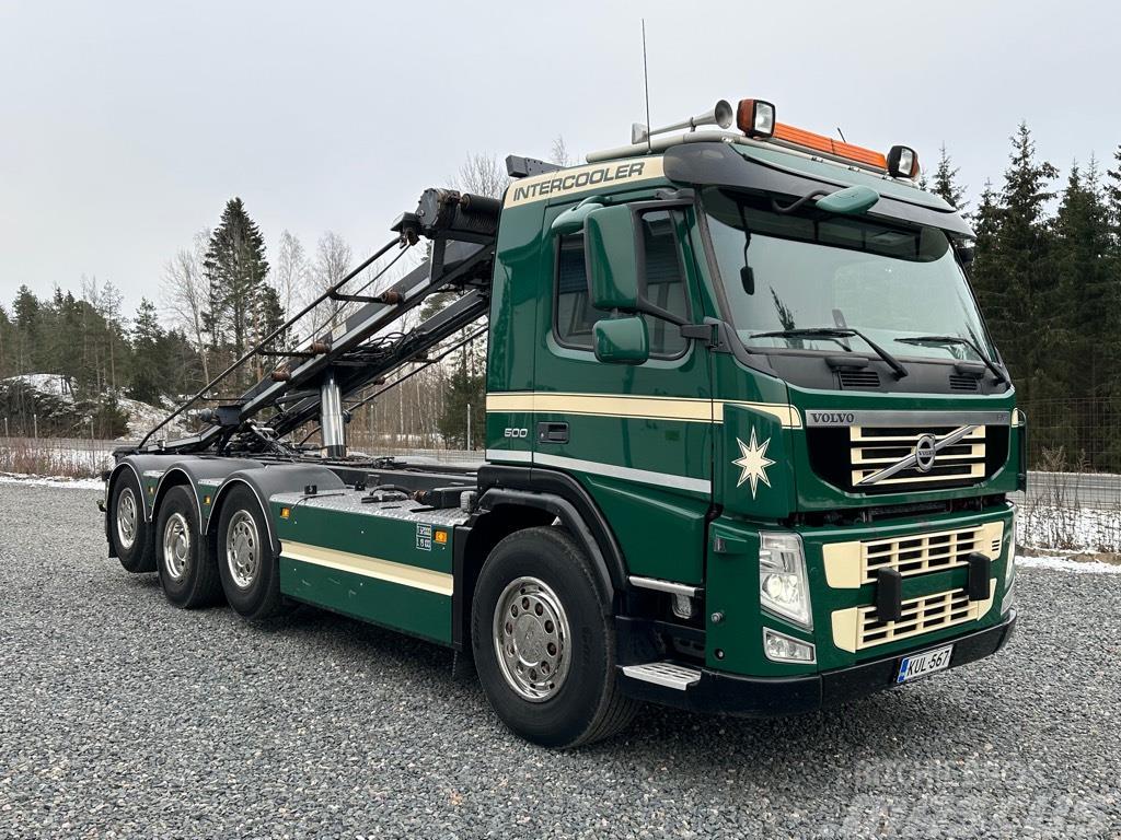 Volvo FM500 8x2*6 trippeli, vaijerilaite Demontažnii kamioni za podizanje kabela