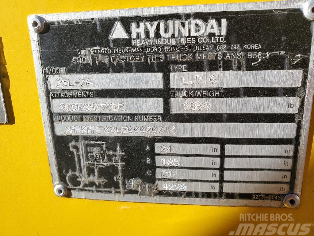 Hyundai 25 L-7 A Viličari - ostalo