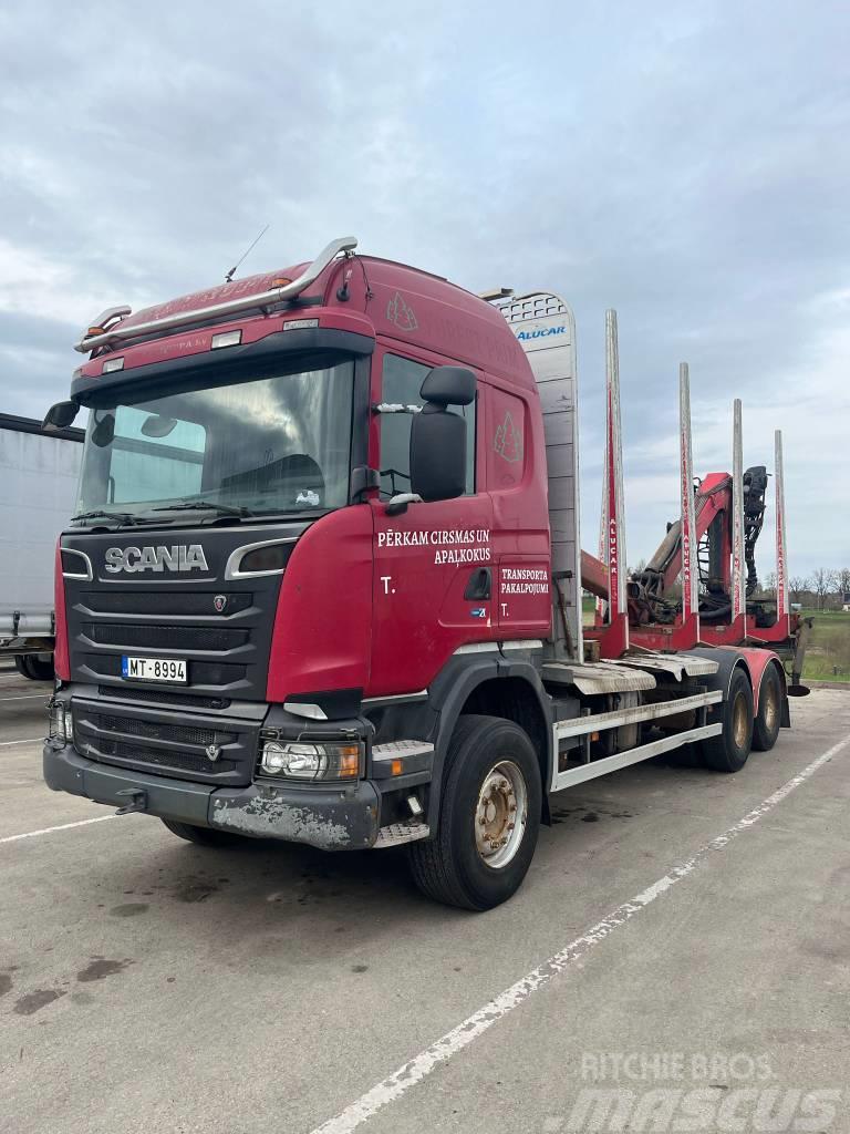 Scania R 500 Kamioni za drva