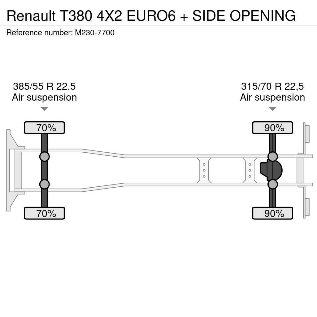 Renault T380 4X2 EURO6 + SIDE OPENING Sanduk kamioni