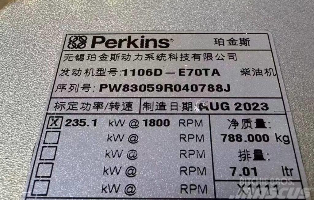 Perkins Series 6 Cylinder Diesel Engine 1106D-70ta Dizel agregati