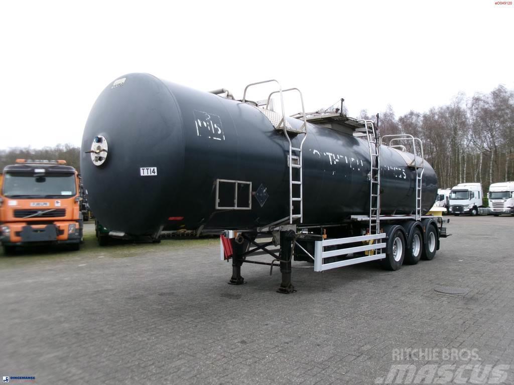 Magyar Chemical tank inox 37.4 m3 / 1 comp / ADR 30/11/20 Tanker poluprikolice