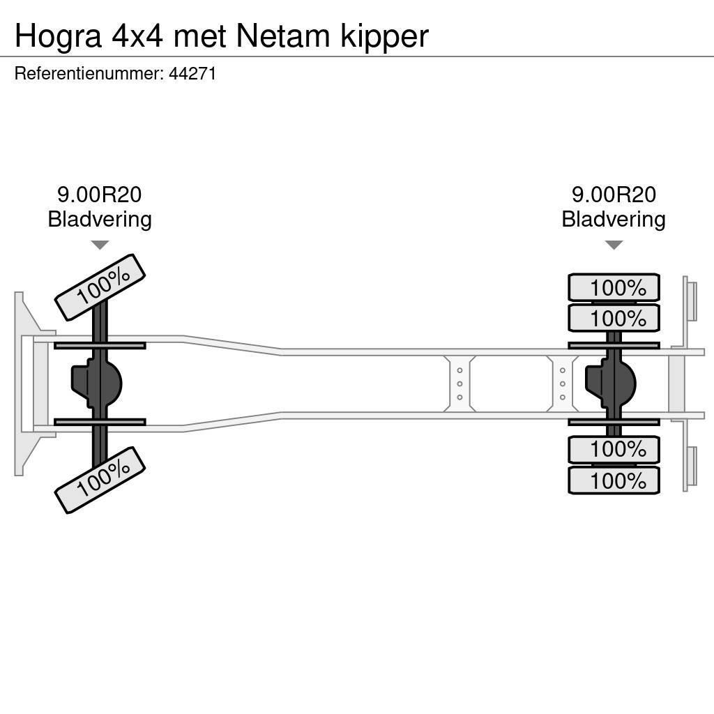  Hogra 4x4 met Netam kipper Kiper kamioni
