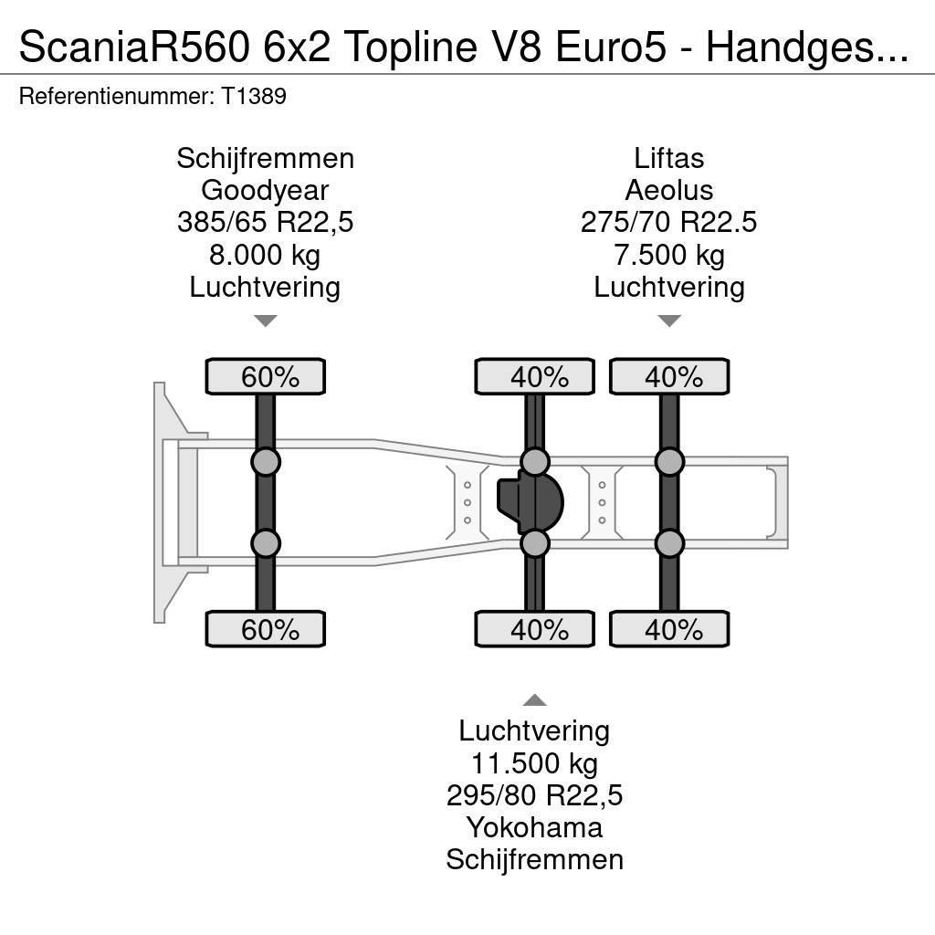 Scania R560 6x2 Topline V8 Euro5 - Handgeschakeld - Vollu Traktorske jedinice