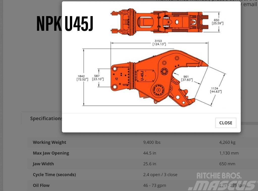 NPK U 45 JR Ostale komponente