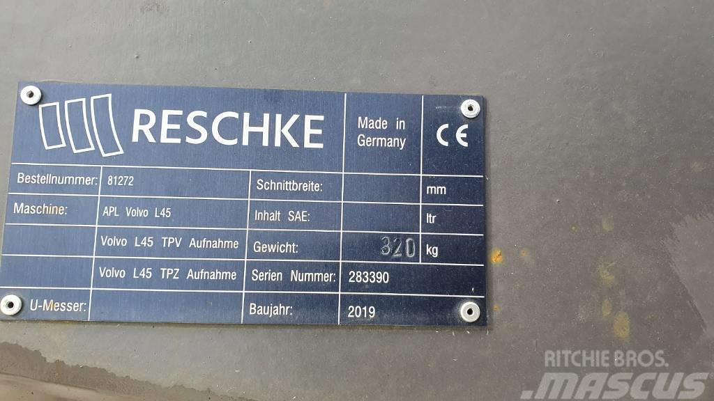 Reschke Adapterplatte von TPV auf TPZ für Volvo L45H Ostale komponente
