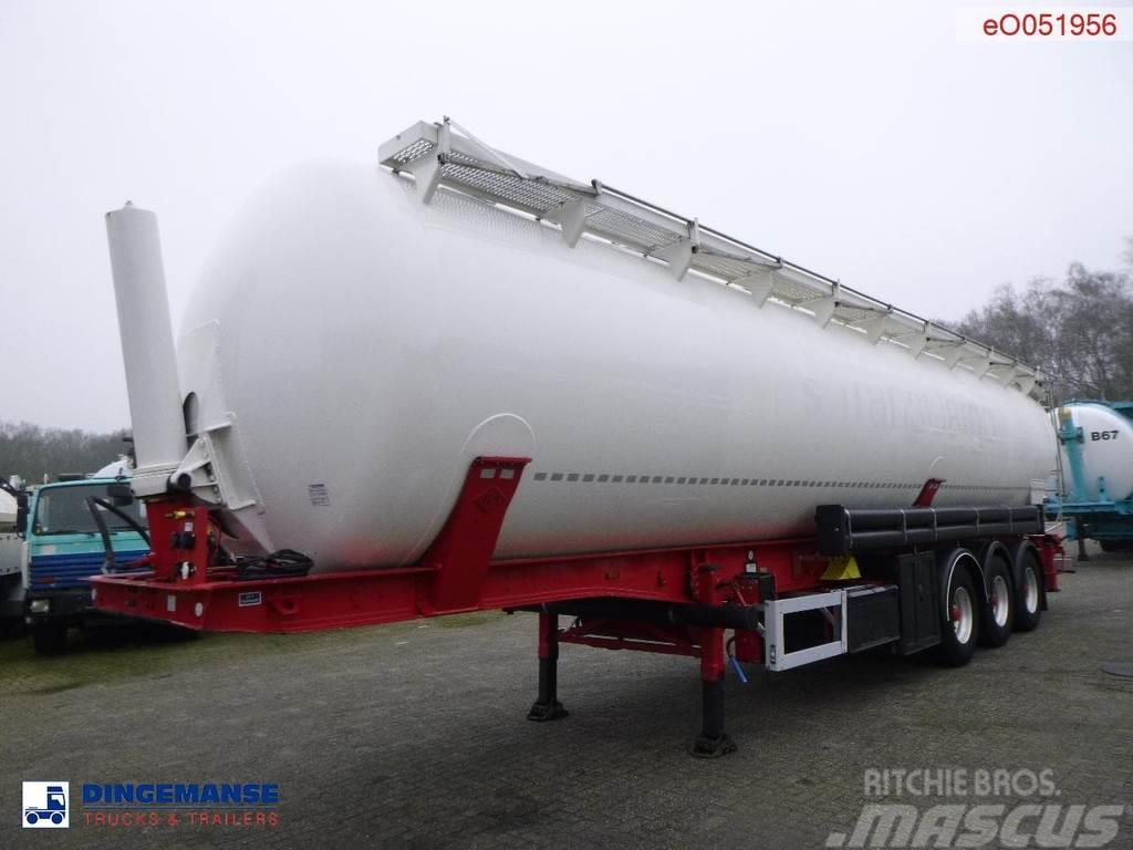 Feldbinder Powder tank alu 63 m3 (tipping) Kiper poluprikolice