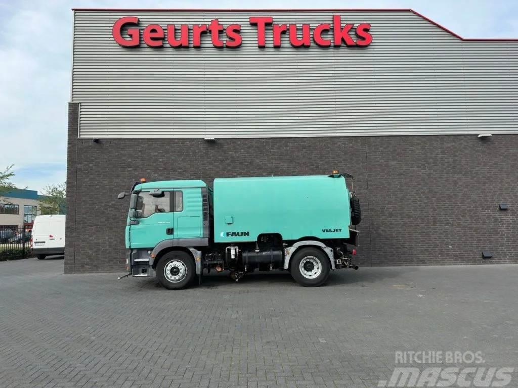 MAN TGM 18.240 4X2 + FAUN VIAJET 6R/HS SWEEPING TRUCK/ Kamioni za čišćenje ulica