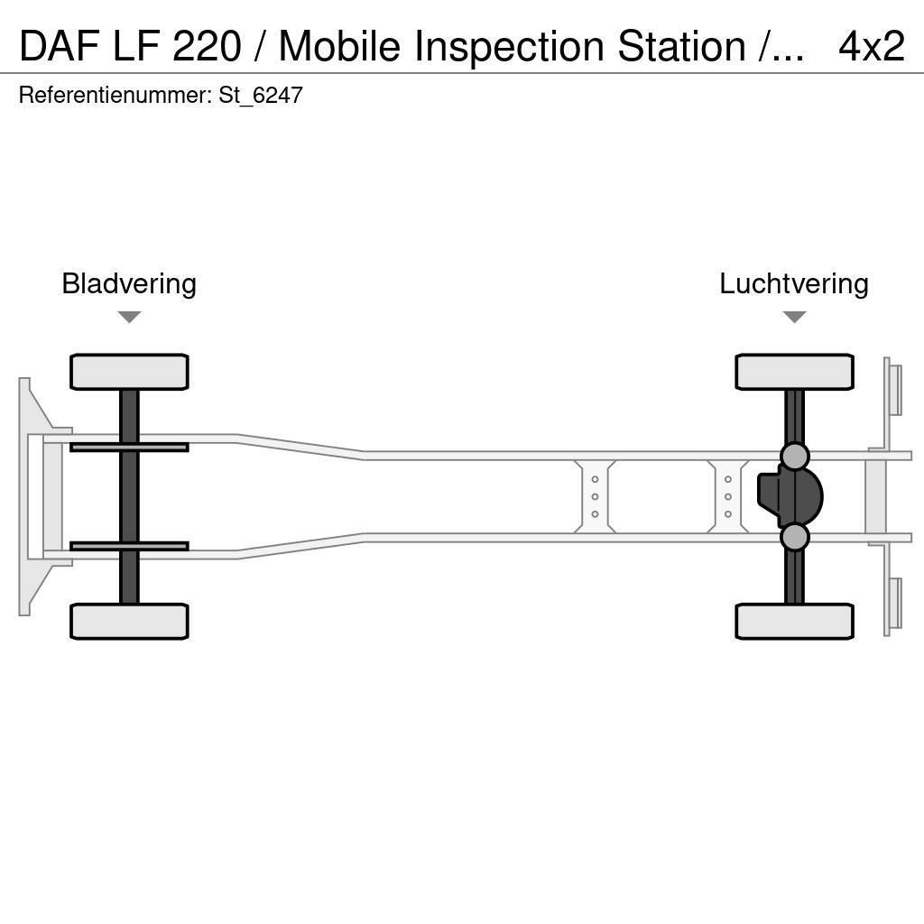 DAF LF 220 / Mobile Inspection Station / APK / TUV / M Sanduk kamioni