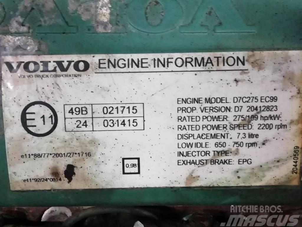 Volvo Engine D7C275 EPG Motori
