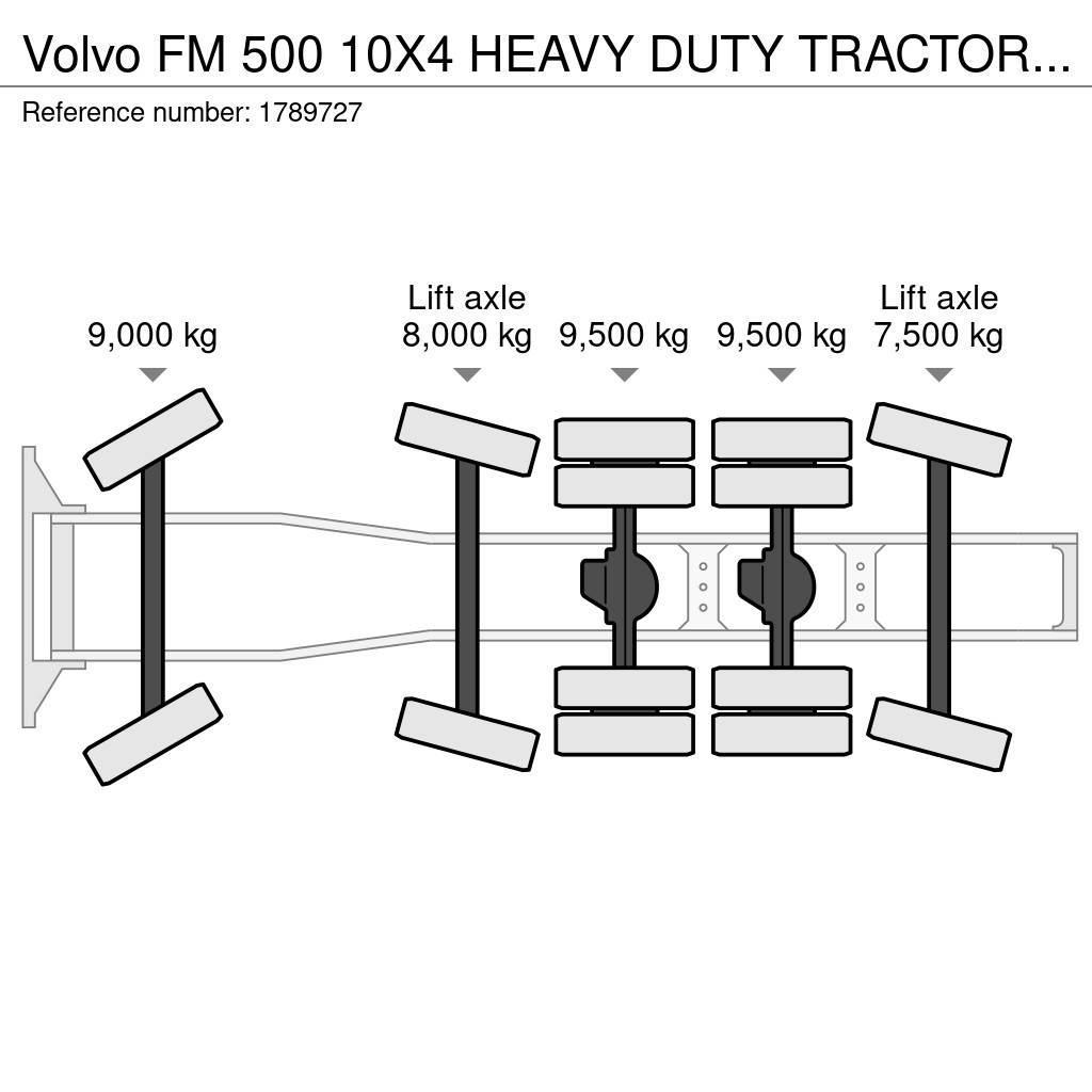 Volvo FM 500 10X4 HEAVY DUTY TRACTOR/SZM/TREKKER Traktorske jedinice