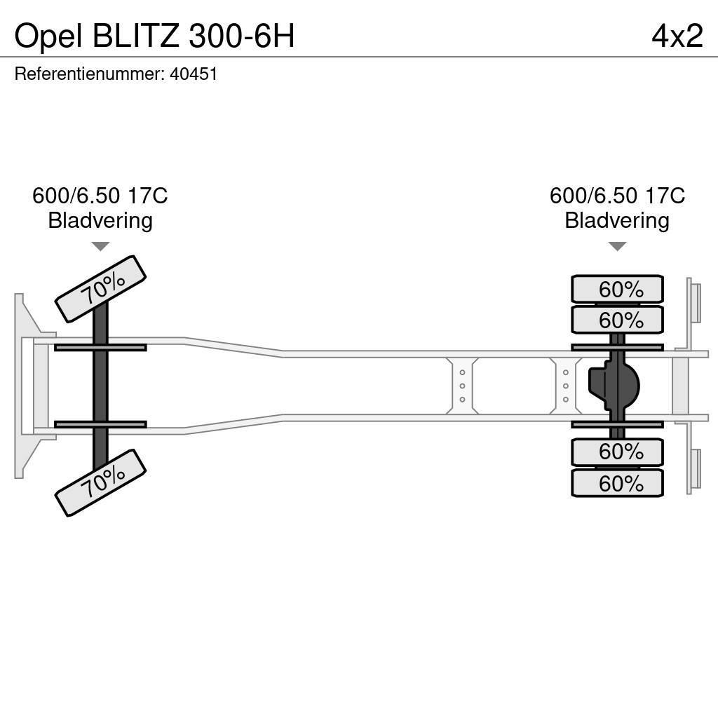 Opel BLITZ 300-6H Kamioni sa otvorenim sandukom