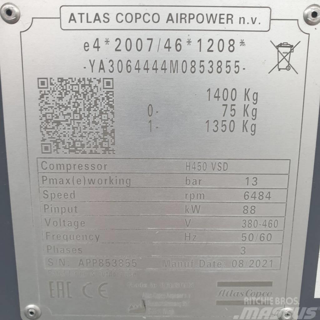 Atlas Copco E-Air H450 VSD Kompresori