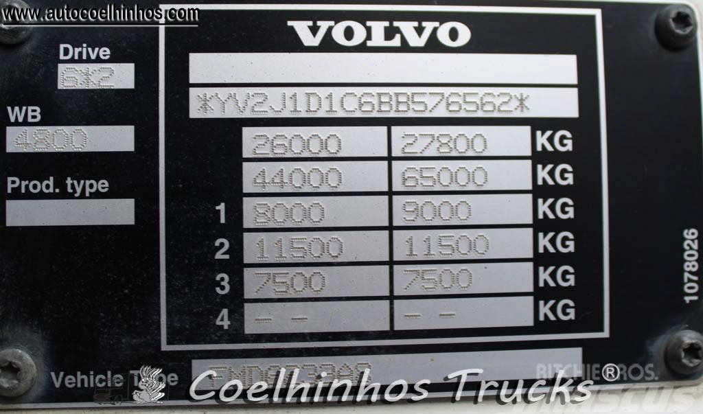 Volvo FMX 330 + Hiab 144 XS Kamioni sa otvorenim sandukom