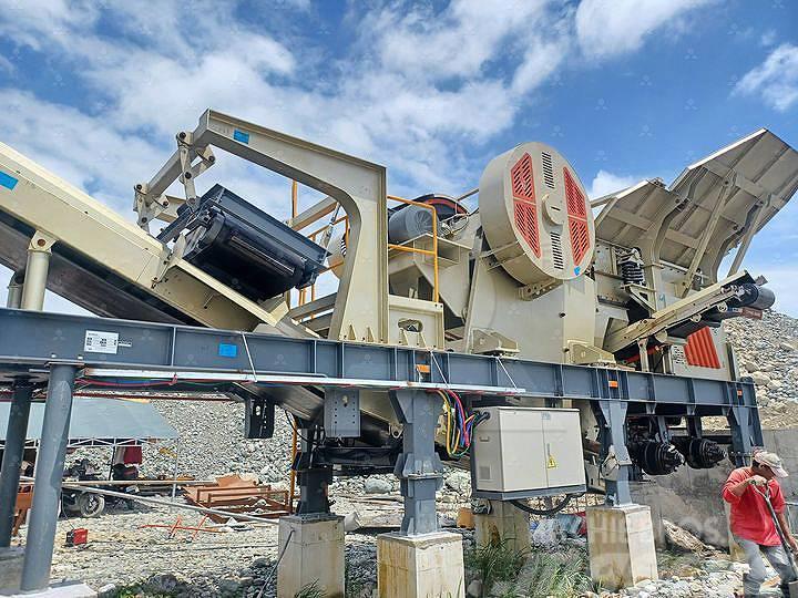 Liming NK75J mobile jaw crusher with cone crusher Mobilne drobilice