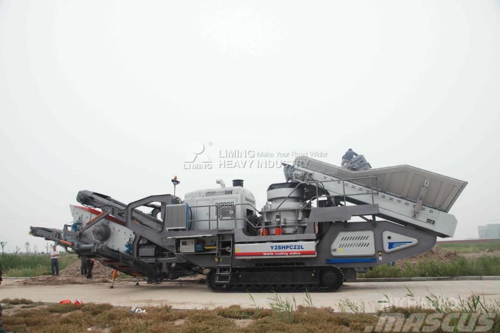 Liming Y3S2160 Mobile hydraulic Cone Crusher with Screen Mobilne drobilice