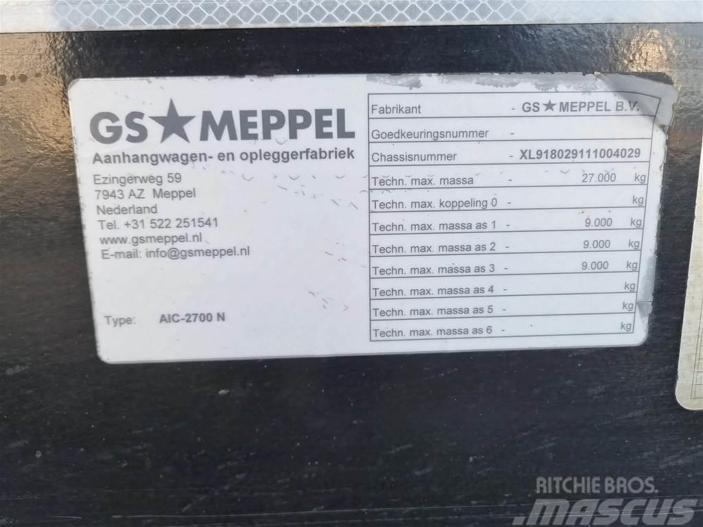 GS Meppel AIC-2700 N container aanhanger Kontejnerske prikolice