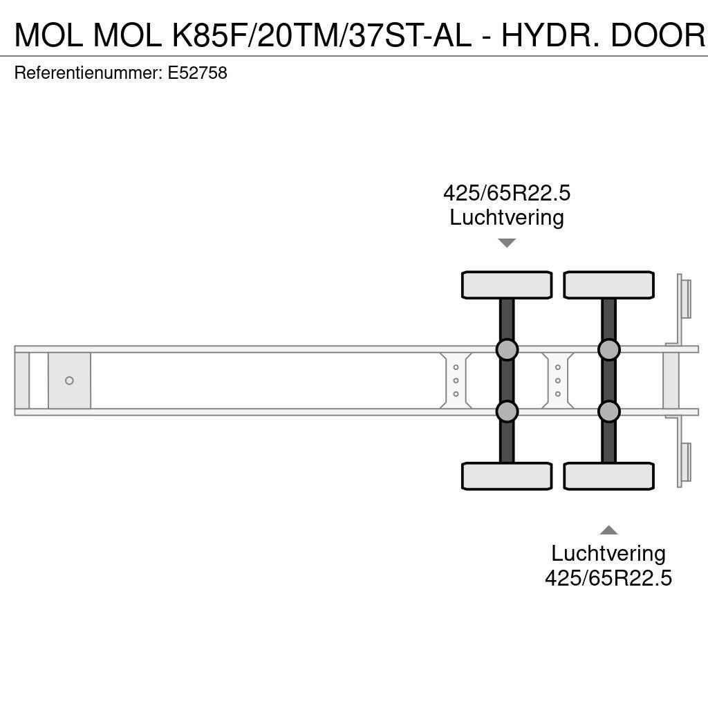 MOL K85F/20TM/37ST-AL - HYDR. DOOR Kiper poluprikolice