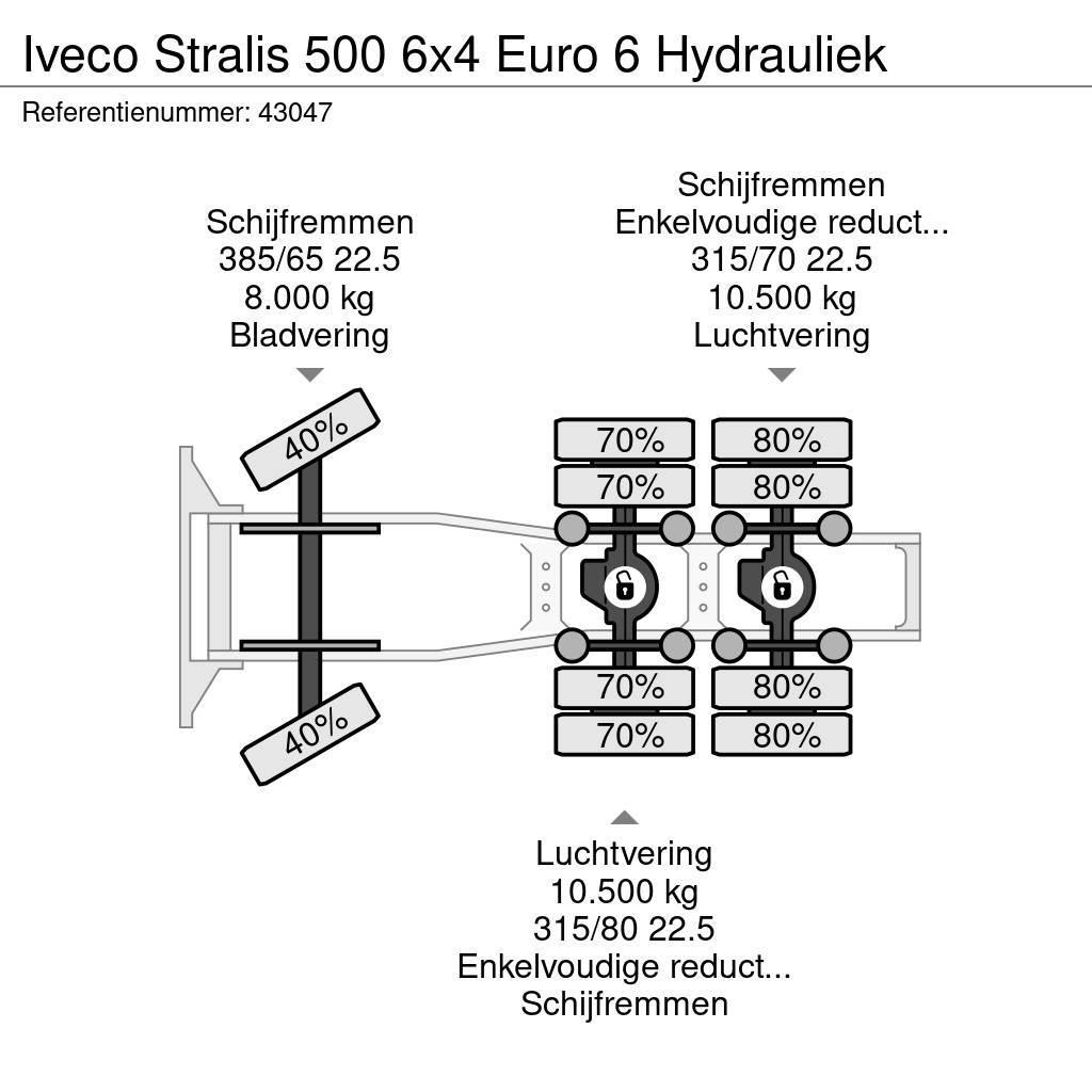 Iveco Stralis 500 6x4 Euro 6 Hydrauliek Traktorske jedinice